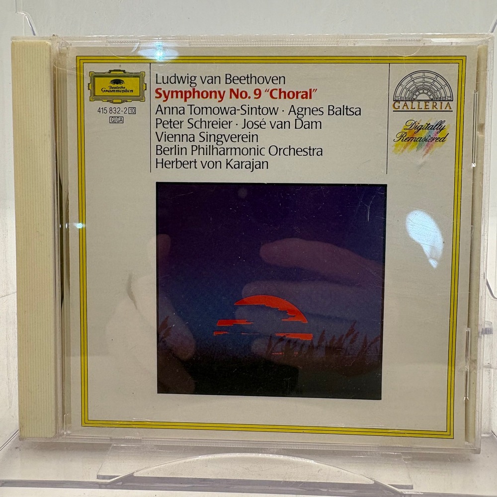Beethoven Symphony No 9 Choral Karajan Berlin Philharmonic CD 415 832-2 Galleria